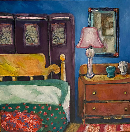 Blue bedroom