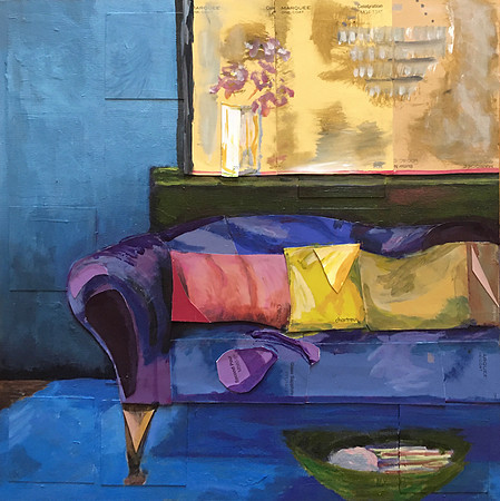 Blue Velvet, 12x12"